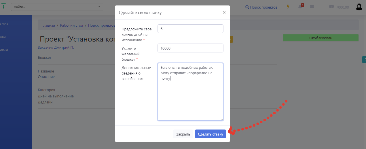 Ставки исполнителей